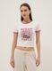 White regular-fit stretch cotton T-shirt with print_2