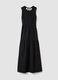 Black pure cotton maxi dress_0