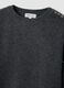 Grey stretch wool jumper with studded trims_5