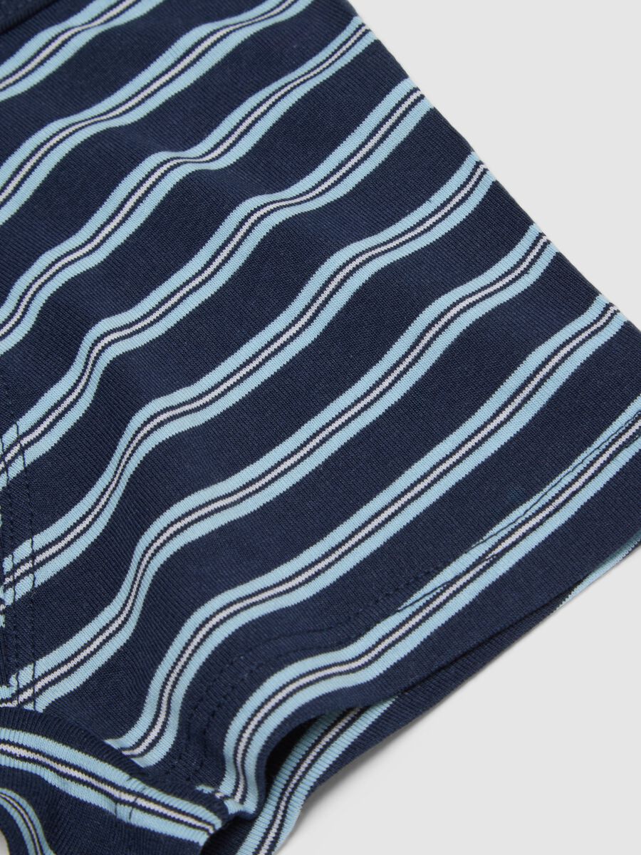 Children's Multicolour Striped Stretch Cotton Boxers_3