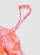Girls&rsquo; pink tropical print stretch swimsuit_3