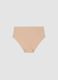 Regular fit beige stretch fabric slip_4