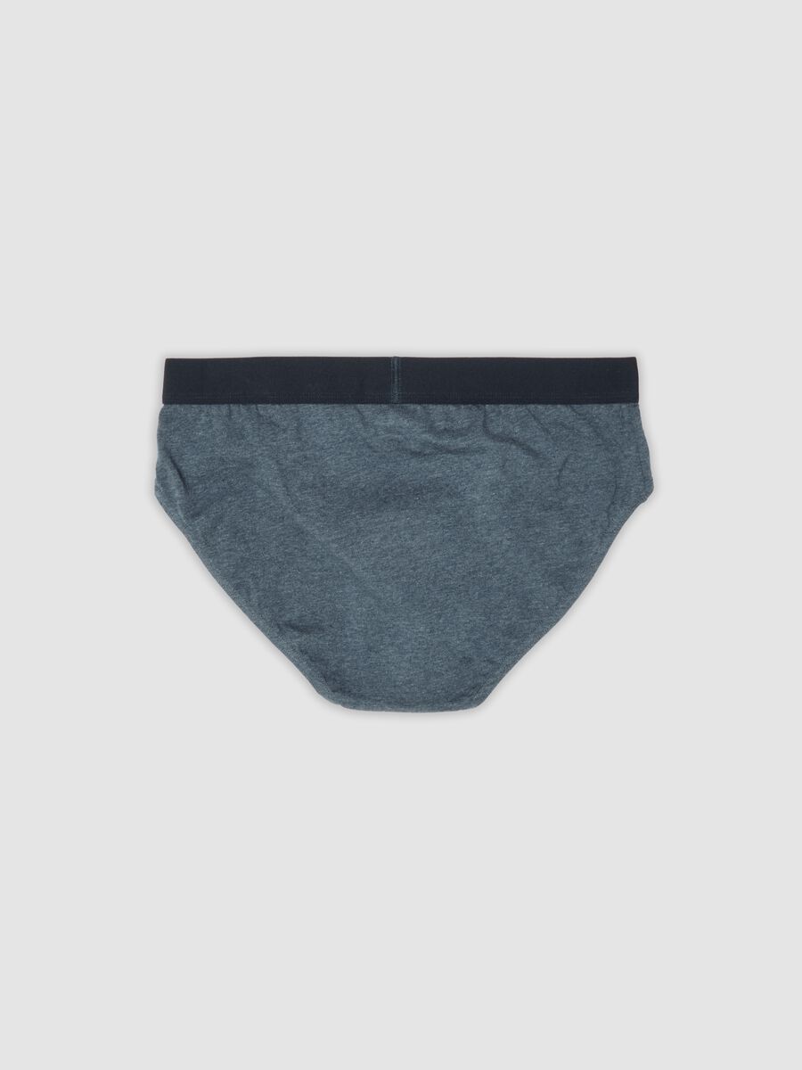 Pack of five multicolour organic stretch-cotton briefs_2