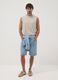 Canotta girocollo grigia in puro cotone relaxed fit_1
