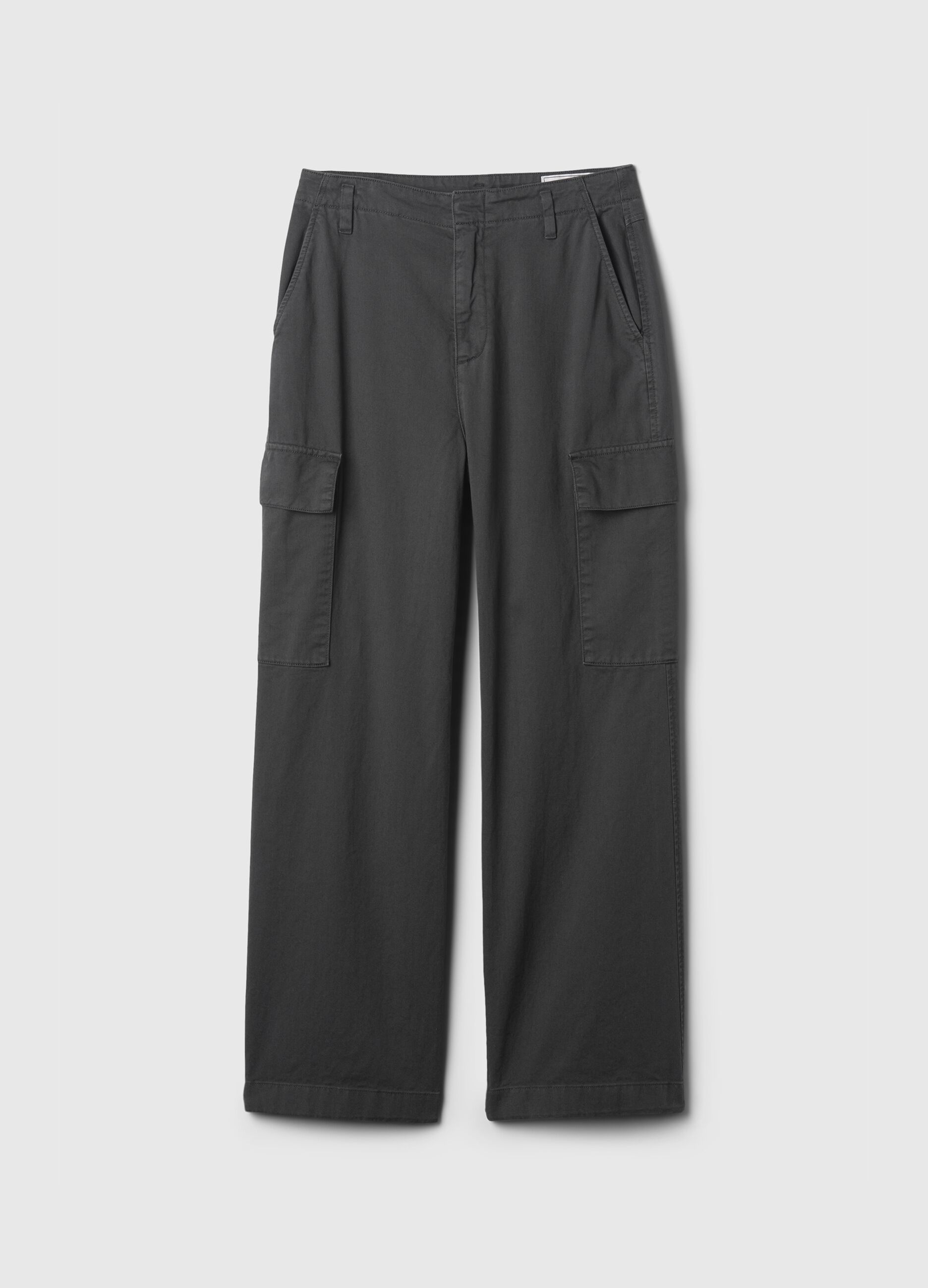 Pantaloni cargo loose fit in cotone