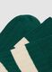 Green stretch cotton-blend tennis socks with stripes_2