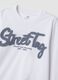 T-shirt branca em algod&atilde;o org&acirc;nico puro com estampado &ldquo;Street Tag&rdquo; para rapaz_5