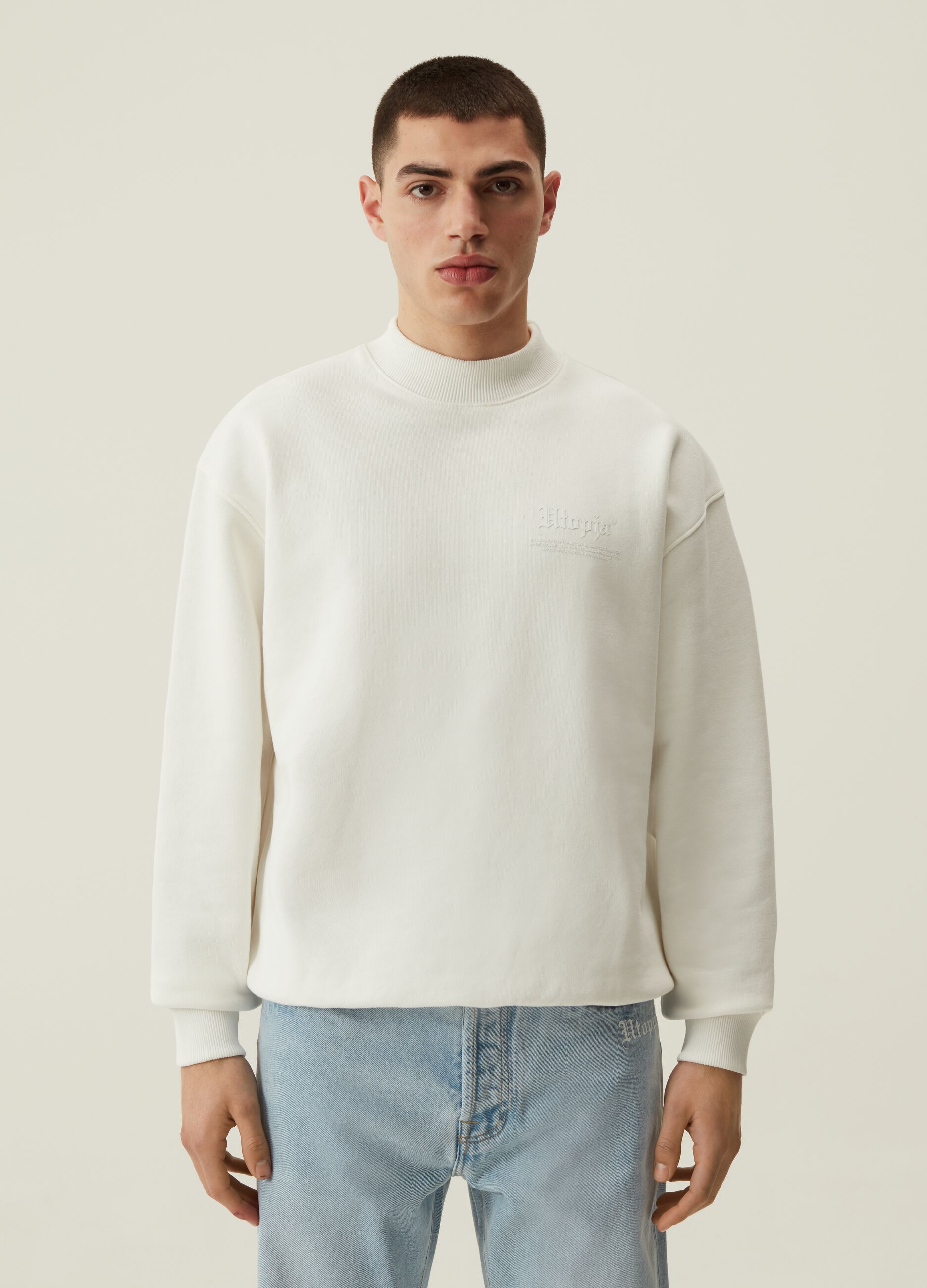 Crewneck Sweatshirt  - White