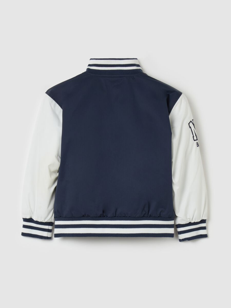 College-motif varsity bomber jacket_1