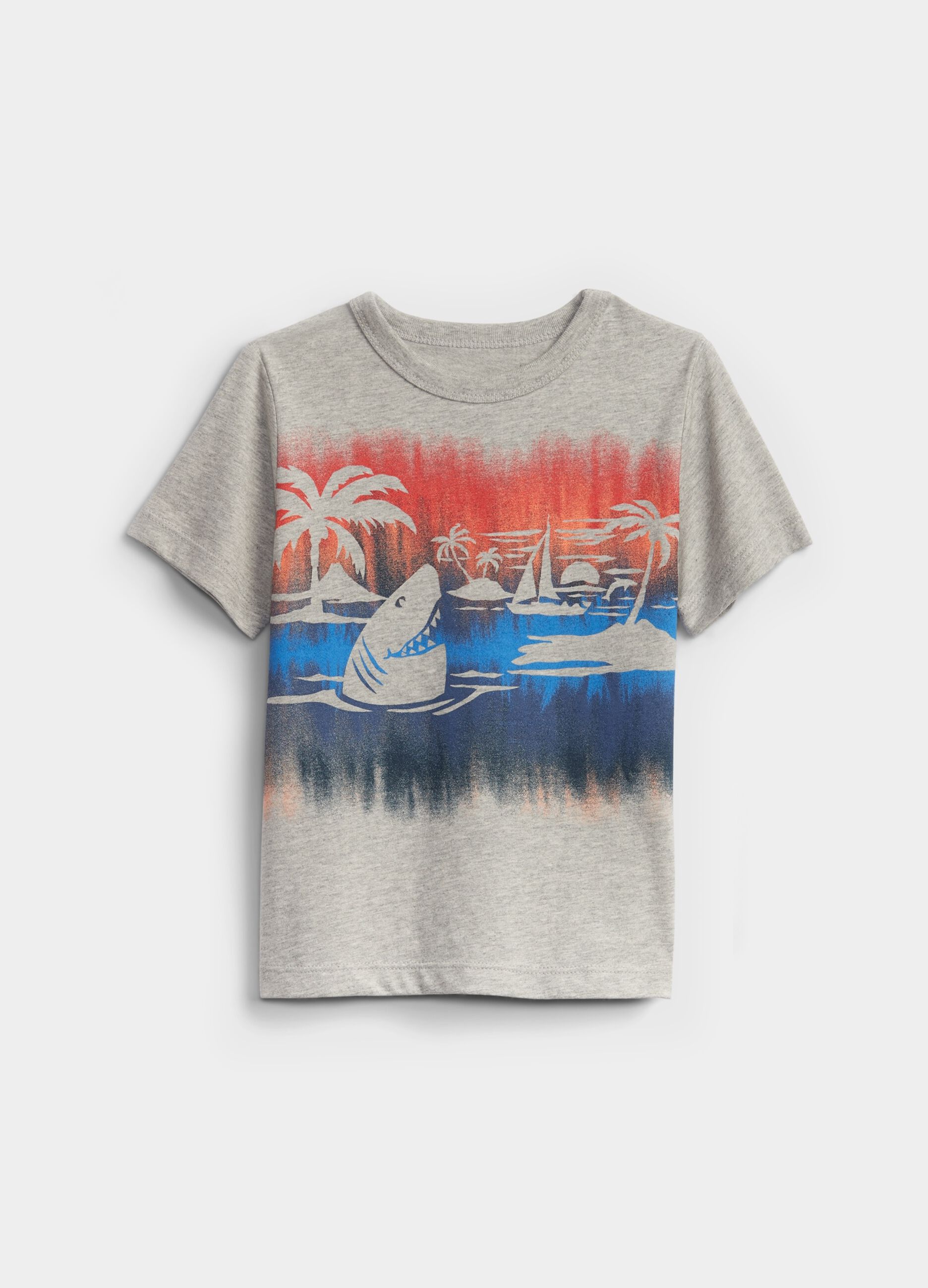 Camiseta con estampado tiburón