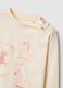 Pijama &agrave;s riscas multicolor para beb&eacute;s meninas em algod&atilde;o puro, ajuste regular_3