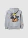 Kinder-Sweatshirt in grauem Baumwollmix mit Naruto-Logo_4