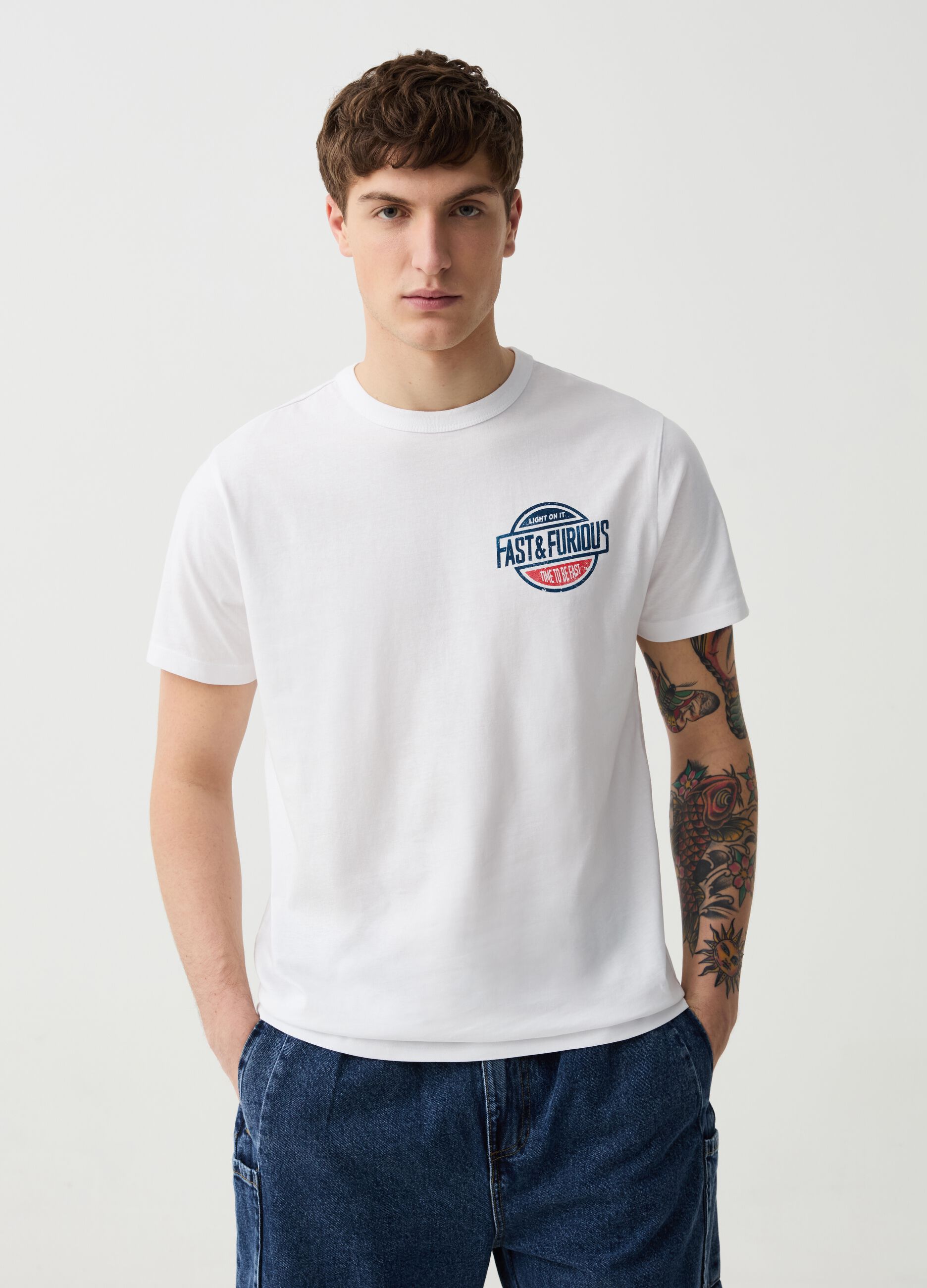 T-shirt with Fast and Furious print