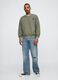 Green Gap fabric blend sweatshirt_1