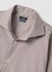 Brown striped easy-iron lyocell-blend poplin shirt_1