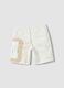 Multicolour stretchy cotton cargo shorts for kids with a baggy fit_4