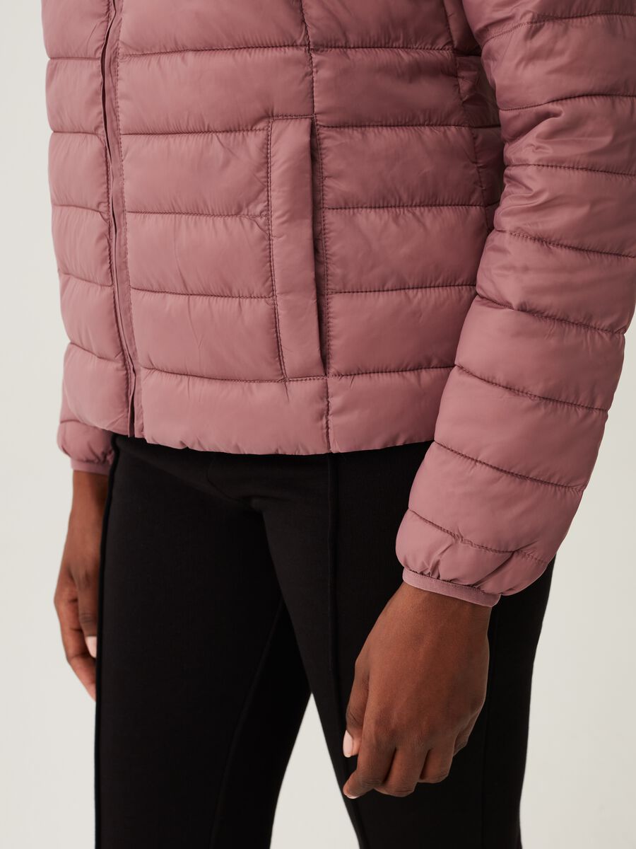 Ultra-light padded jacket with hood_3