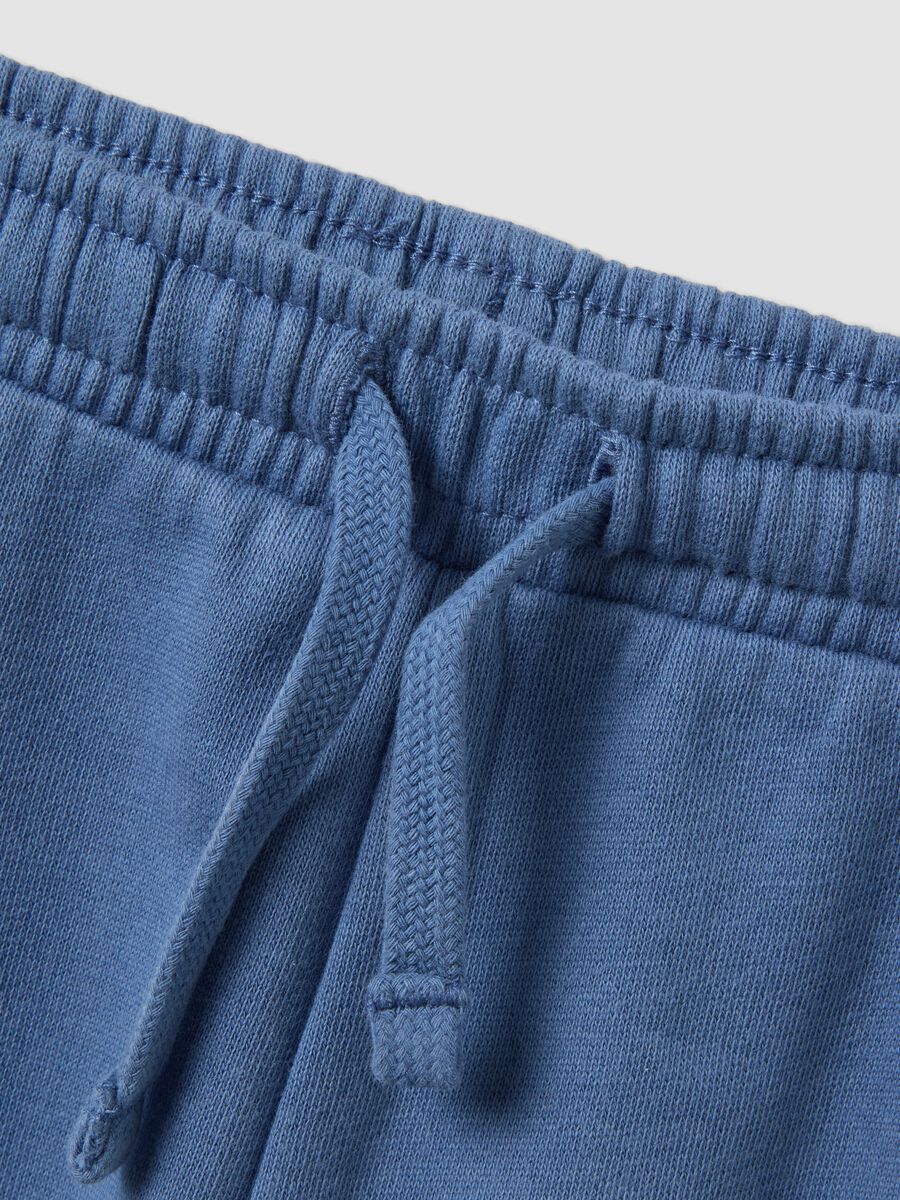 Blue pure cotton oversized jogging set for boys_3