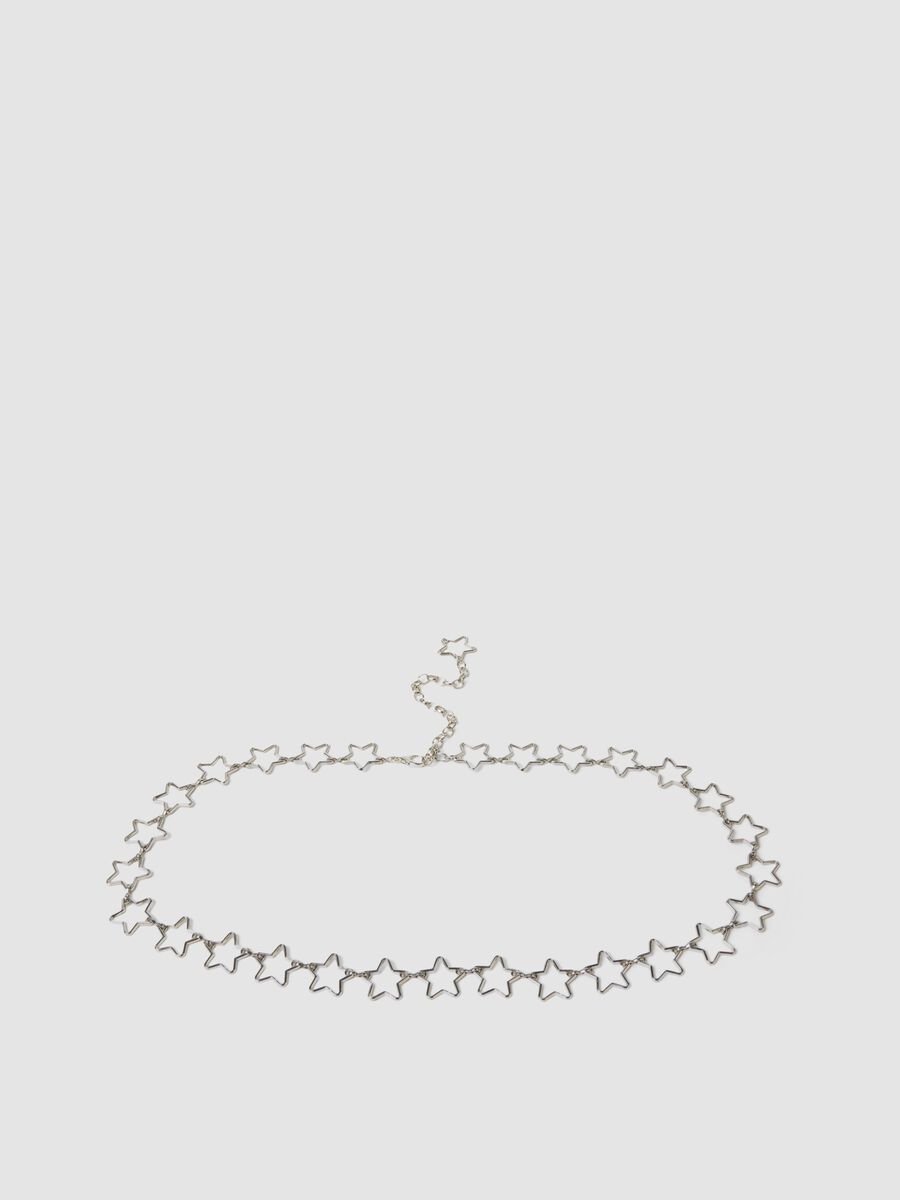 Silver belt with cut-out stars_0