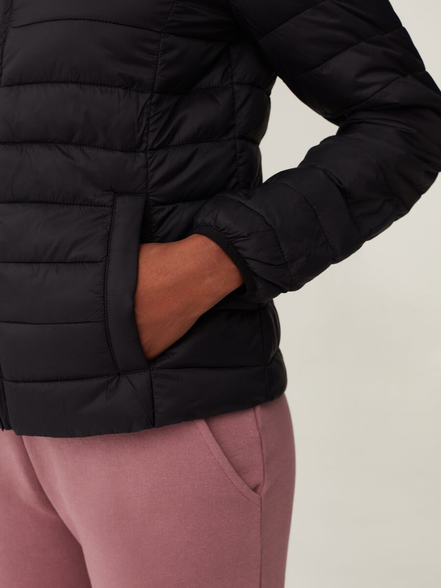 Ultra-light padded jacket with hood_3