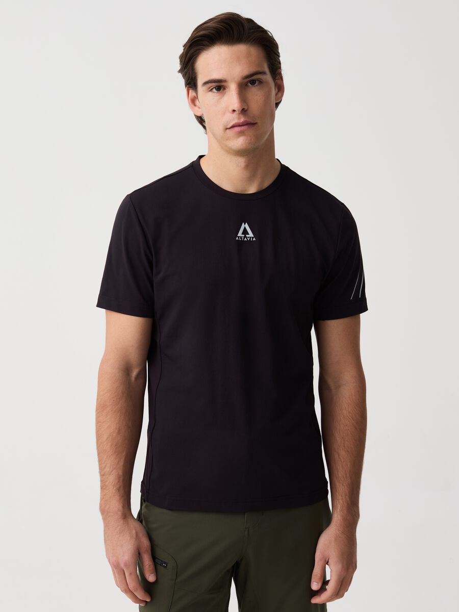Camiseta de tejido técnico con estampado Altavia_0