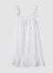 White organic cotton nightdress with ruffles_4
