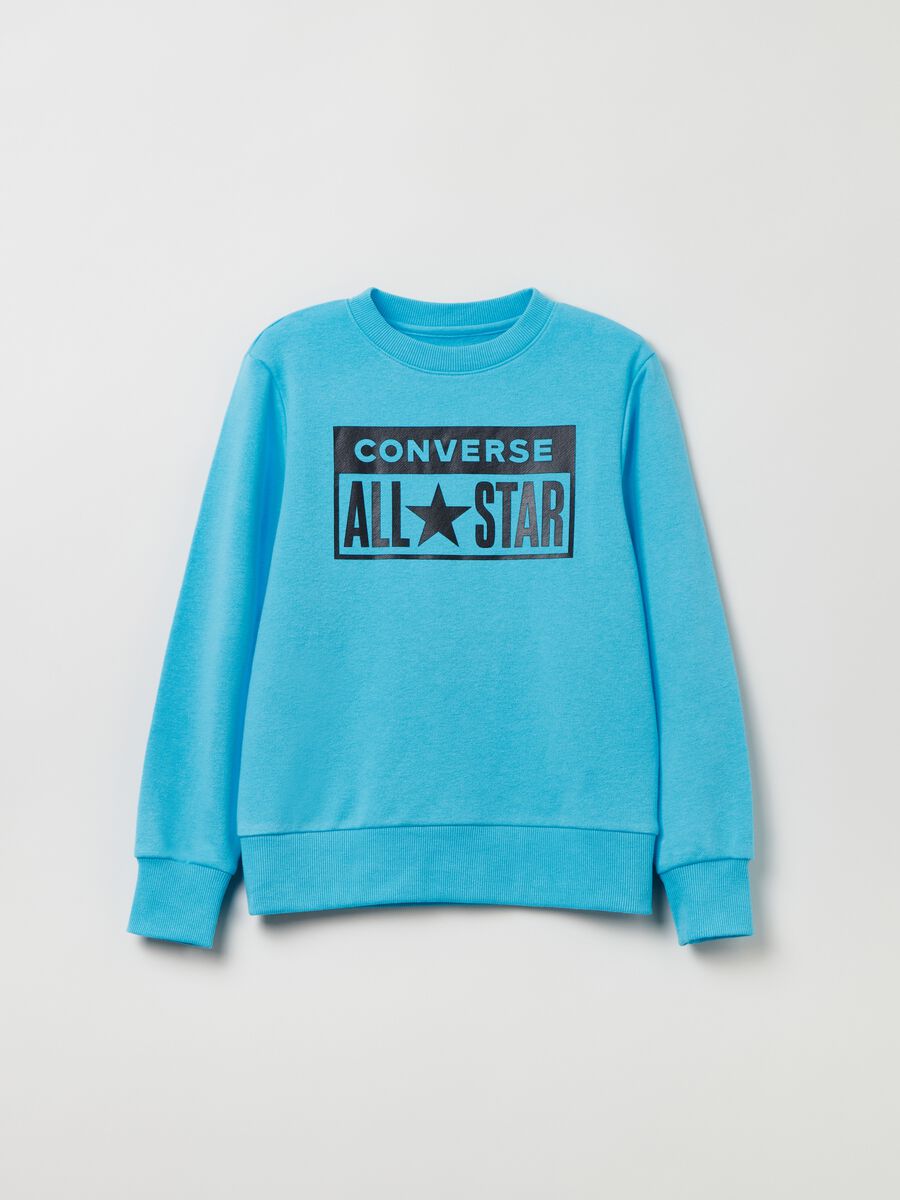 Sweatshirt with round neck and All Star logo_0