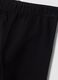 Schwarze Slim-Fit-Leggings aus elastischer Bio-Baumwolle f&uuml;r M&auml;dchen_2