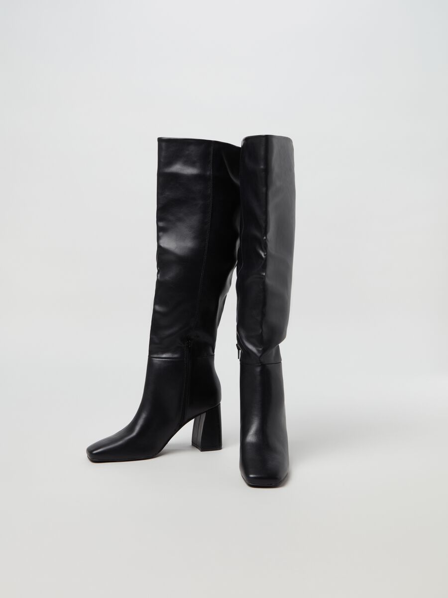 High boots with square heel_1