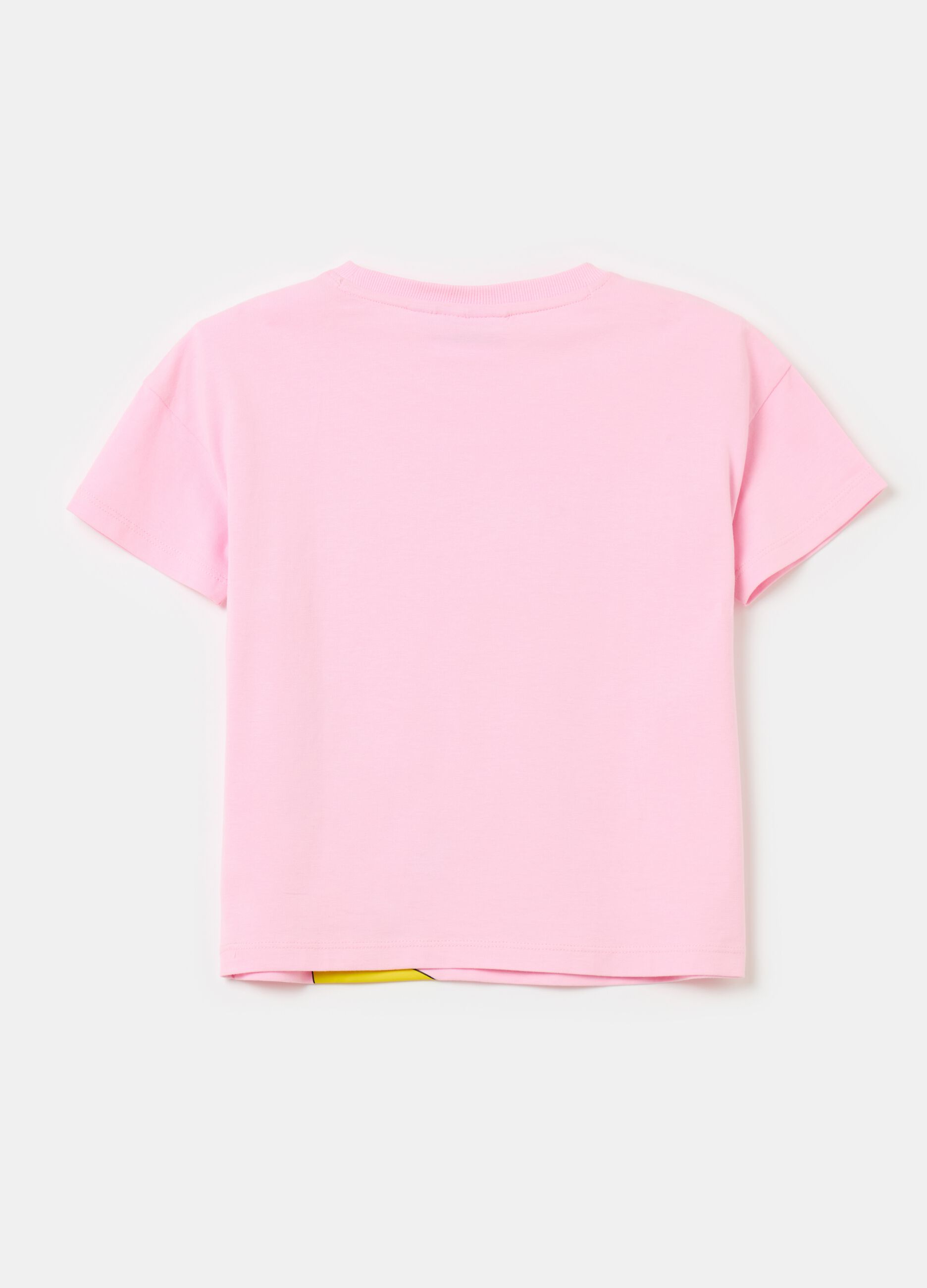 T-shirt crop stampa Pokemon con paillettes