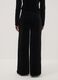 Black wide-leg trousers in stretch fabric_3
