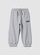 Grey jogger trousers in pure organic cotton_0