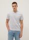 Grey short-sleeve pure cotton t-shirt regular fit_0