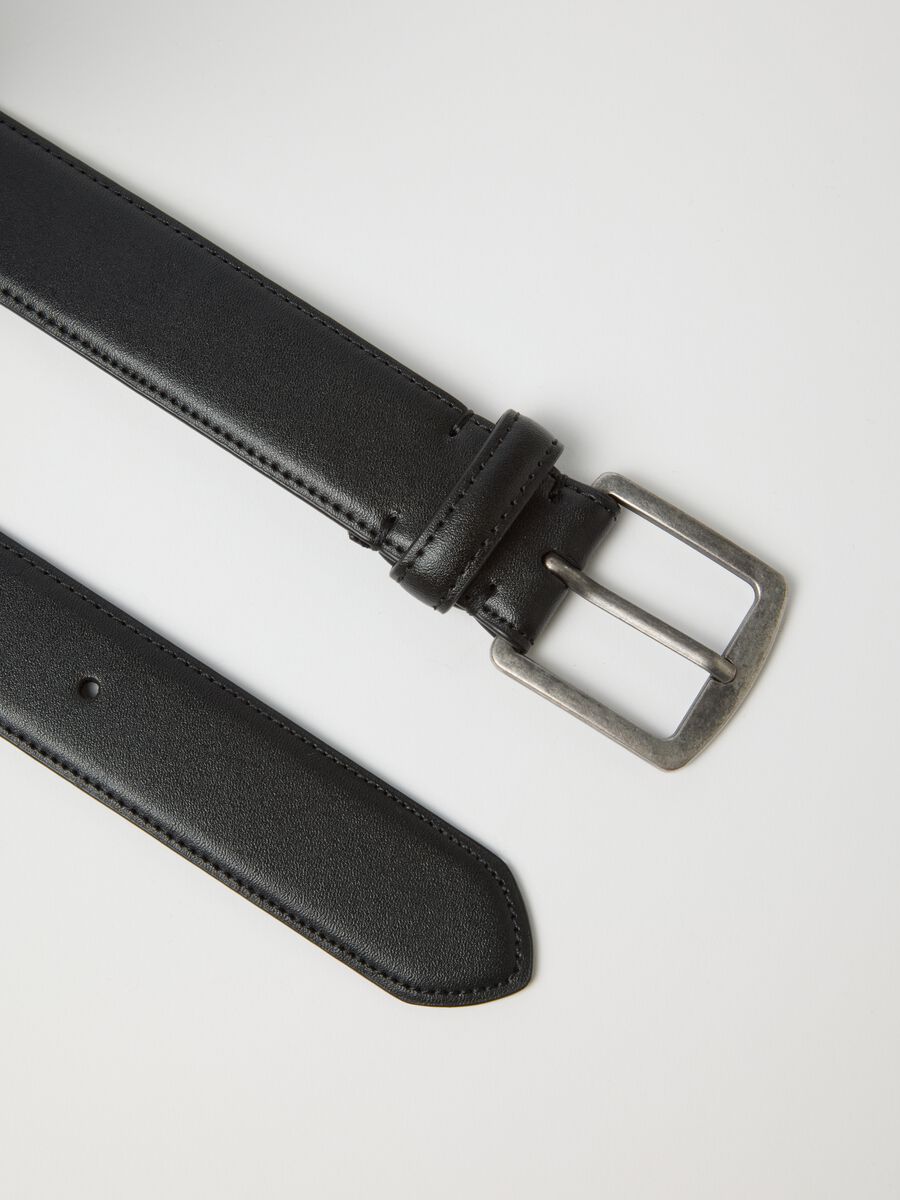 Genuine Leather Black Belt_1