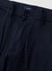 Blue slim-fit chino trousers in lyocell and stretch cotton_5