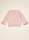 Rosa Pullover aus elastischer Wolle mit H&uuml;ndchen-Print_2
