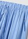 Blue striped pure viscose pajama trousers in regular fit_1