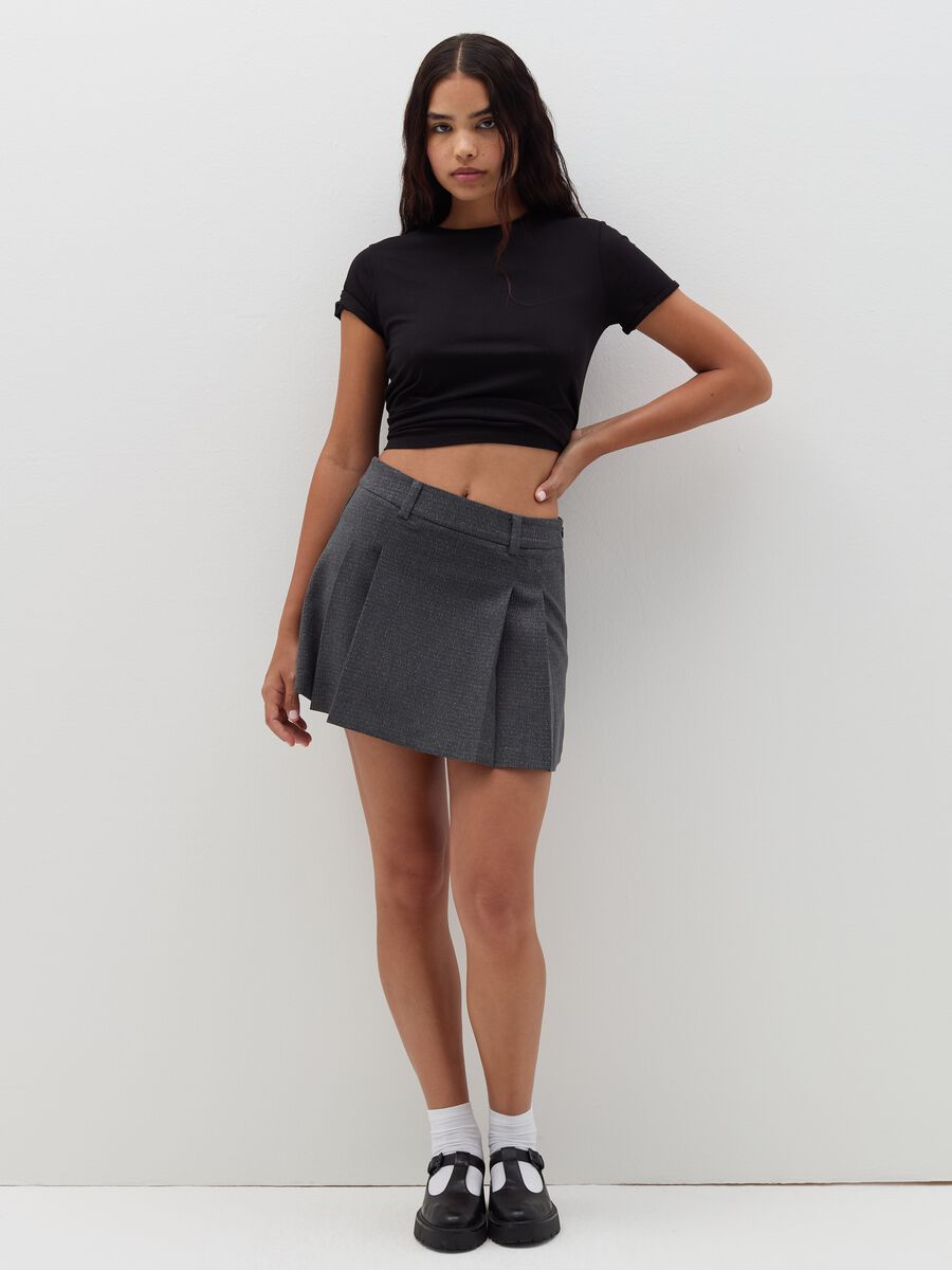 Cotton T-shirt with round neck_1