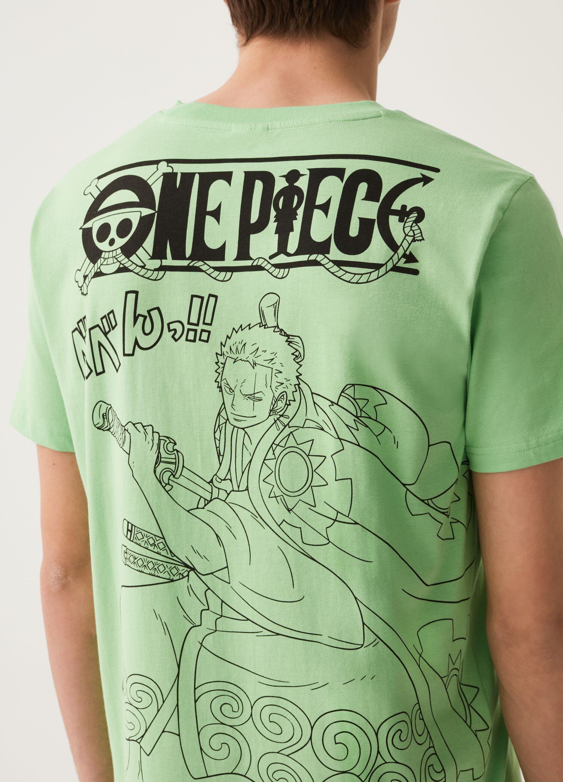 Camiseta estampado One Piece Roronoa Zoro