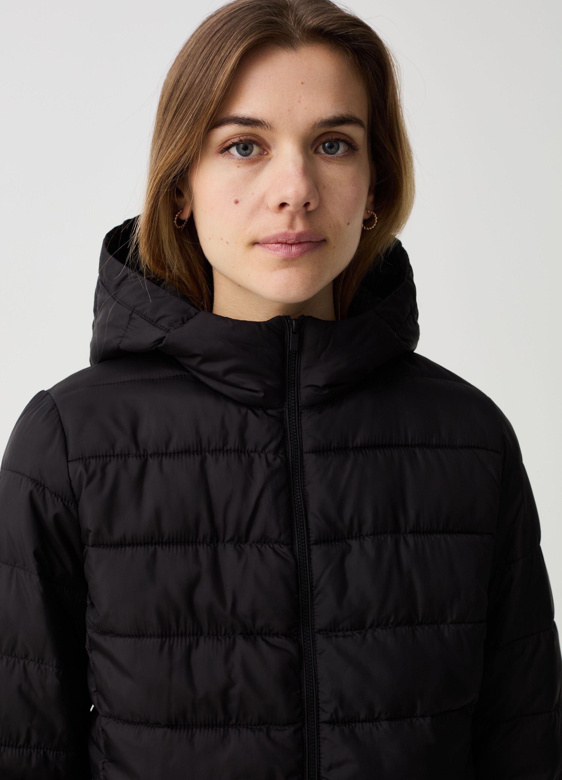 Essential ultralight down jacket with hood