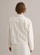 White pure cotton blazer, regular fit_3