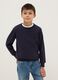 Blue pure cotton pullover regular fit for kids_0
