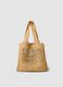 Bolso de playa beige en tejido 100% fibra de papel_1