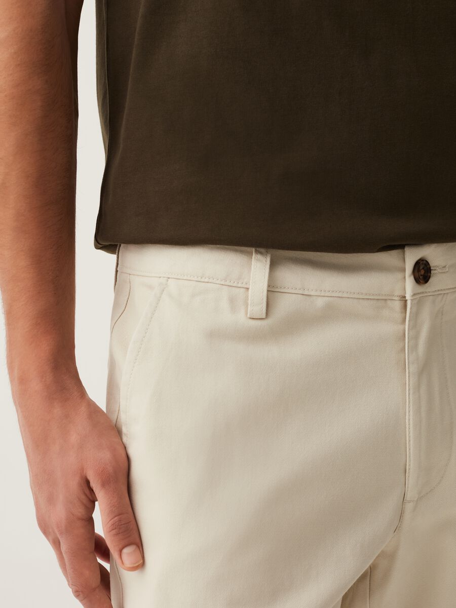 Cotton twill chino trousers_3