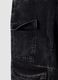 Schwarze Cargo-Jeans aus reiner Baumwolle, Skater Fit_5