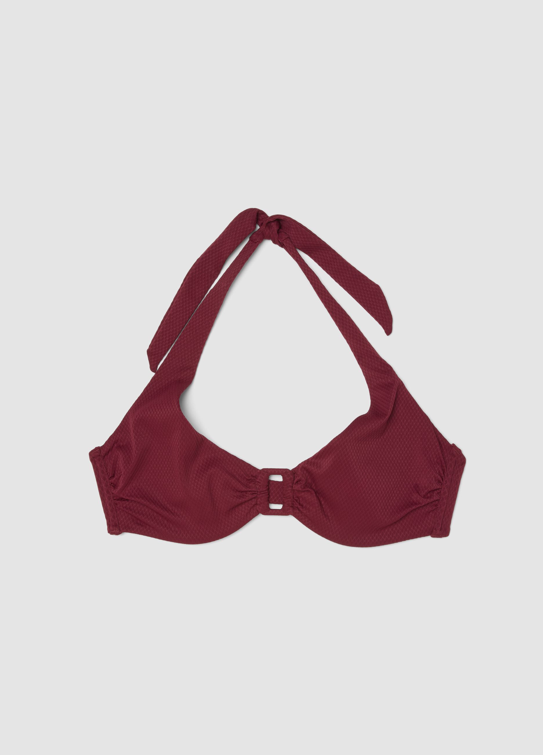 &Kappa;ό&kappa;&kappa;&iota;&nu;&omicron; &epsilon;&lambda;&alpha;&sigma;&tau;&iota;&kappa;ό &tau;&rho;&iota;&gamma;&omega;&nu;&iota;&kappa;ό bikini top &mu;&epsilon; &kappa;&epsilon;&nu;&tau;&rho;&iota;&kappa;ή &alpha;&gamma;&kappa;&rho;ά&phi;&alpha;