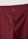 Red flared leggings in stretch fabric_6
