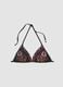 Black triangle bikini top in stretch fabric_4