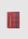 Multicolor Check Christmas Notebook with Pen_0