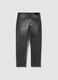 Graue Regular-Fit-Jeans aus Stretch-Baumwoll-Denim_2